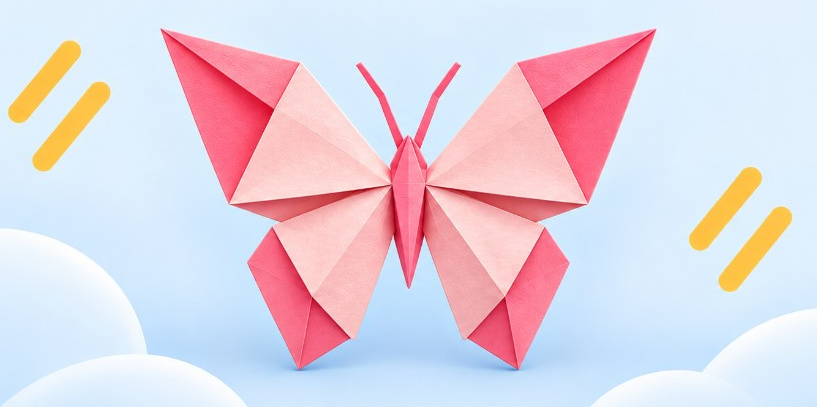Origami butterfly